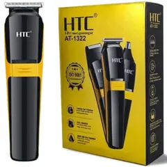 HTC AT-1322 Cordless Nose And Ear Hair Trimmer For Man Rechargeable Men's Grooming Kit - Rokomari